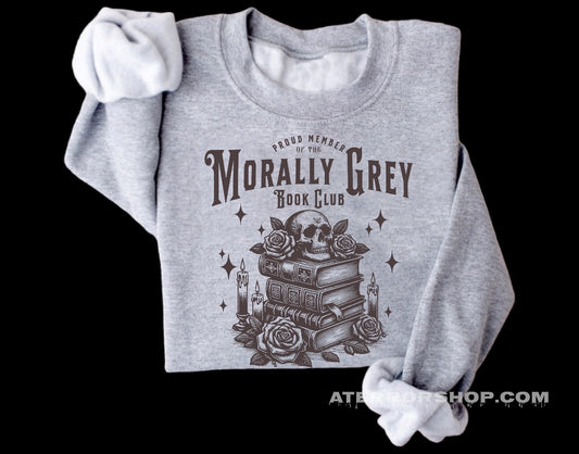 Morally Grey Book Club Crewneck Sweatshirt