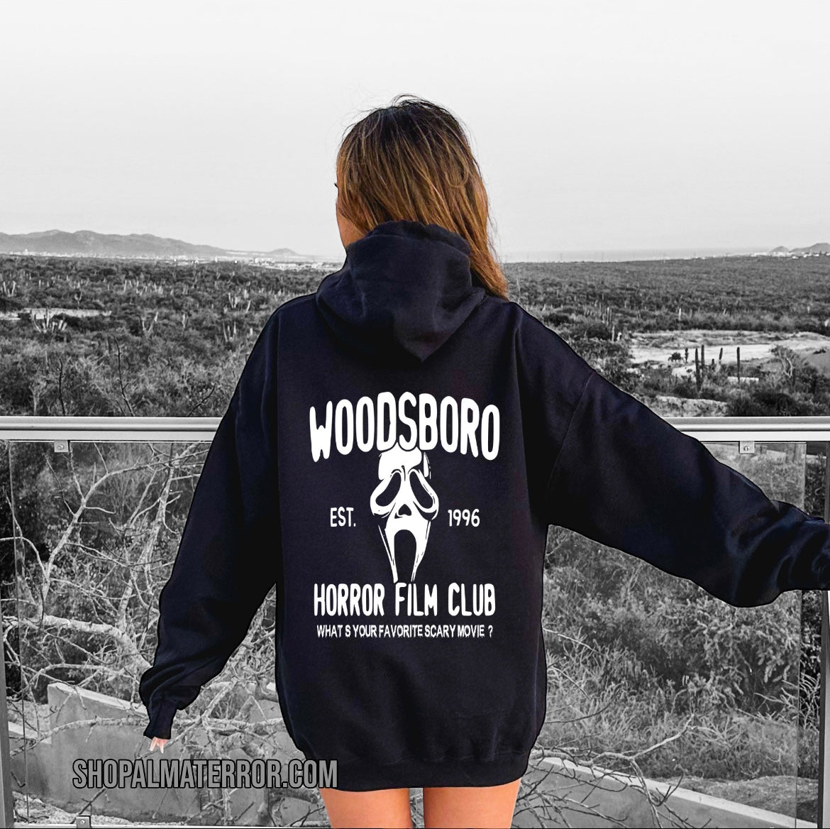 Horror film club hoodie